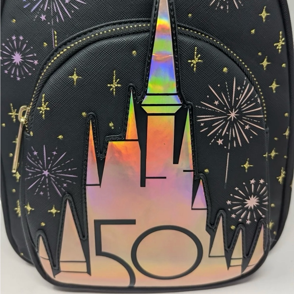 Loungefly Disney World 50th Anniversary mini backpack